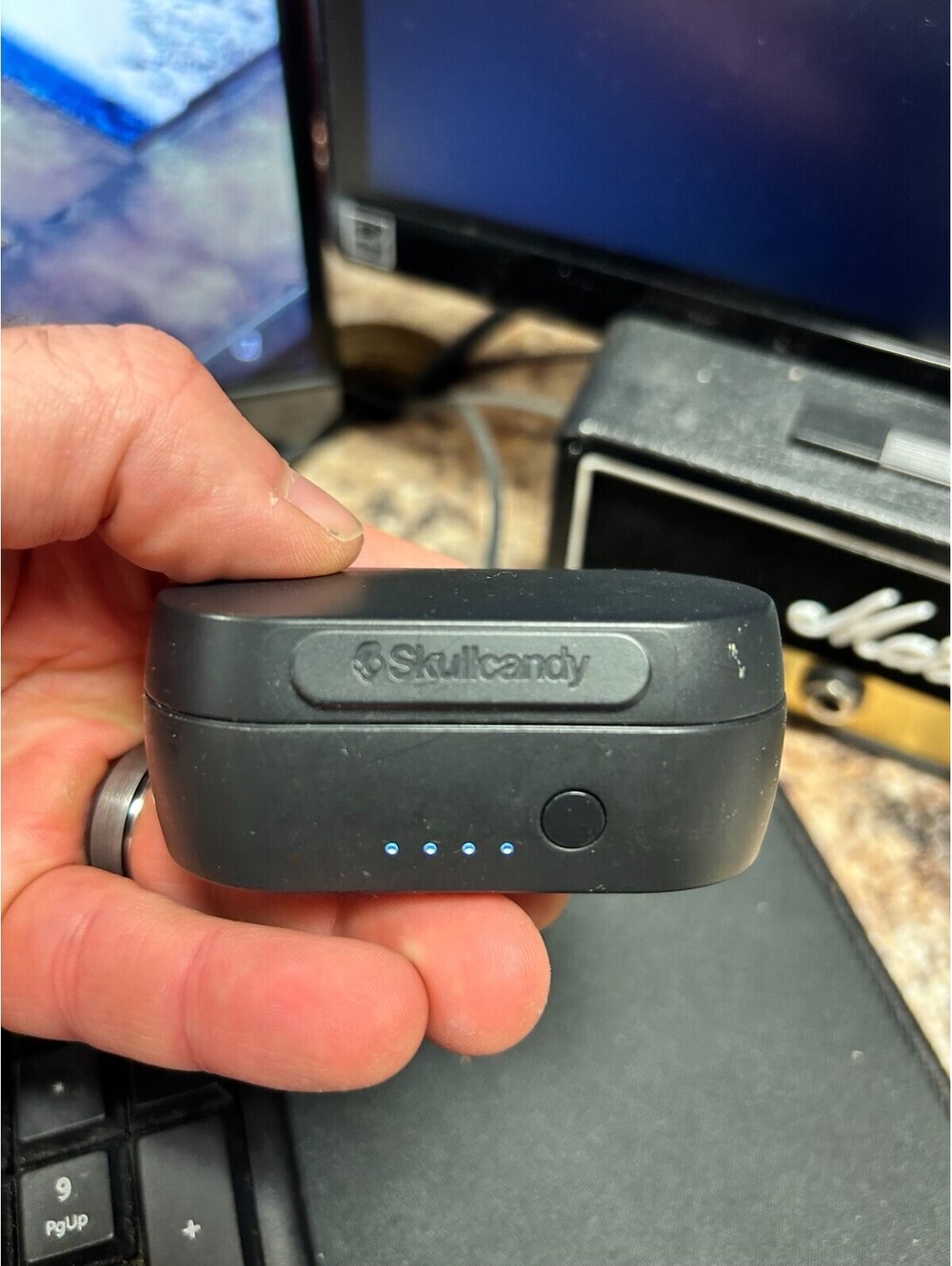 Skullcandy Sesh S2TDW Replacement Charging Case Only Black Micro USB